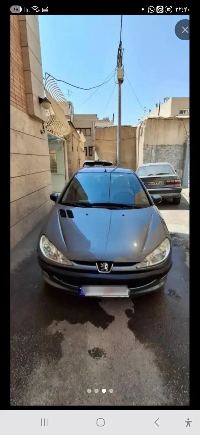 پژو ۲۰۶ صندوق دار v8 - 1398