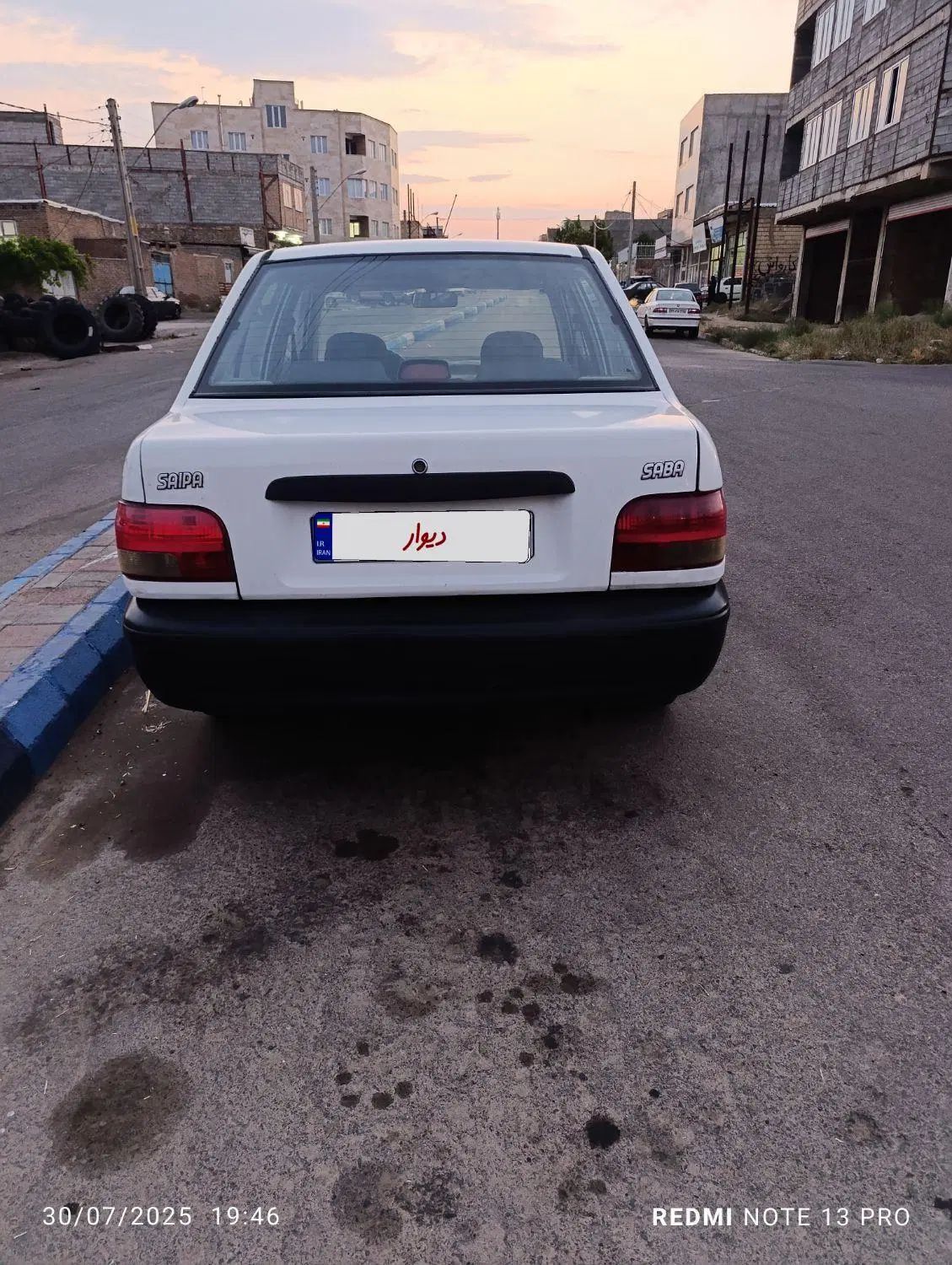 پراید صبا بنزینی - 1386