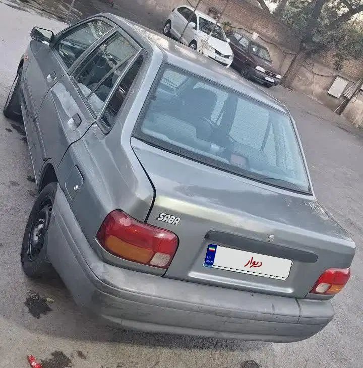 پراید صبا بنزینی - 1386