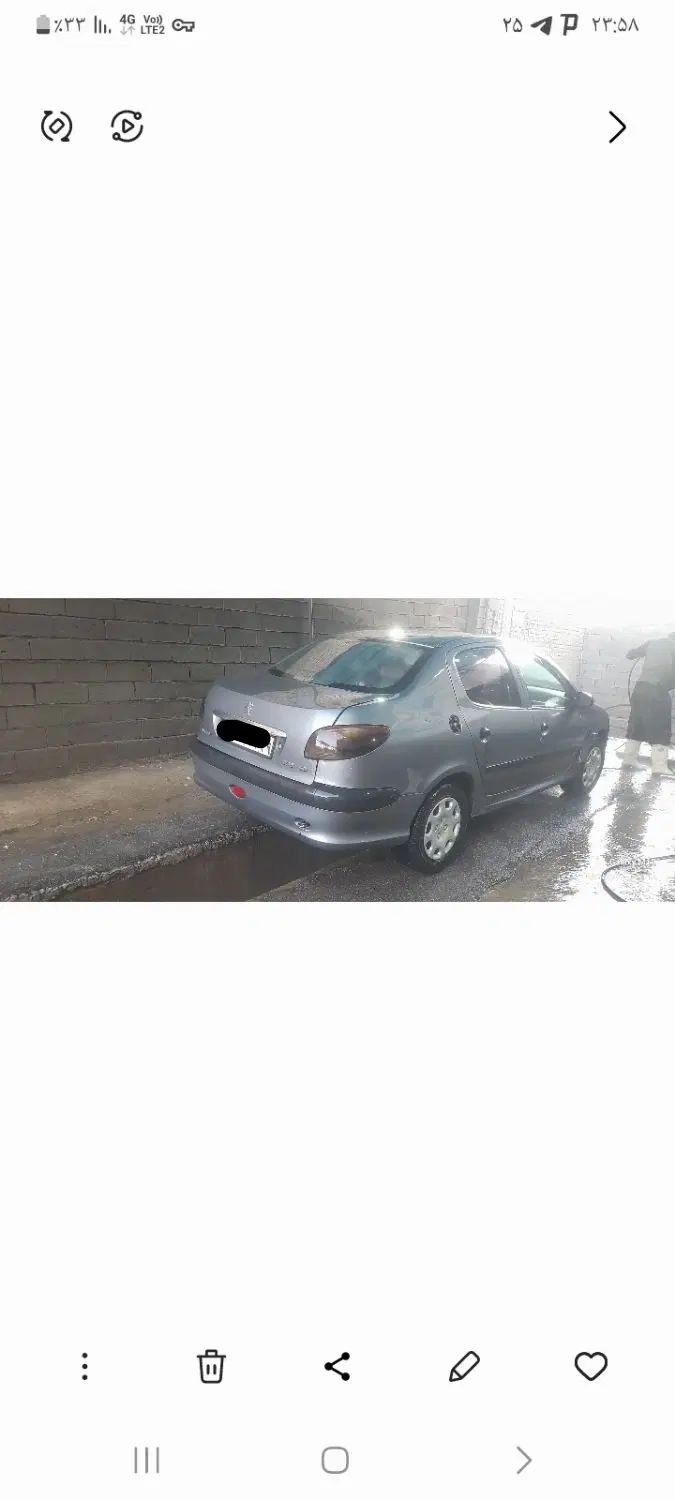 پژو ۲۰۶ صندوق دار v8 - 1392