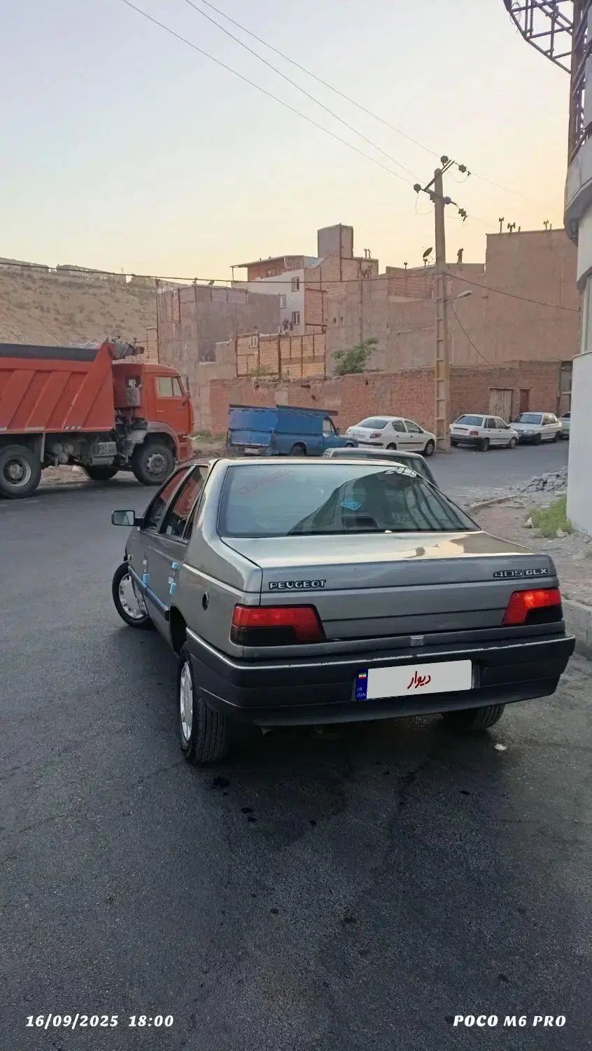 پژو 405 GLX - دوگانه سوز - 1386