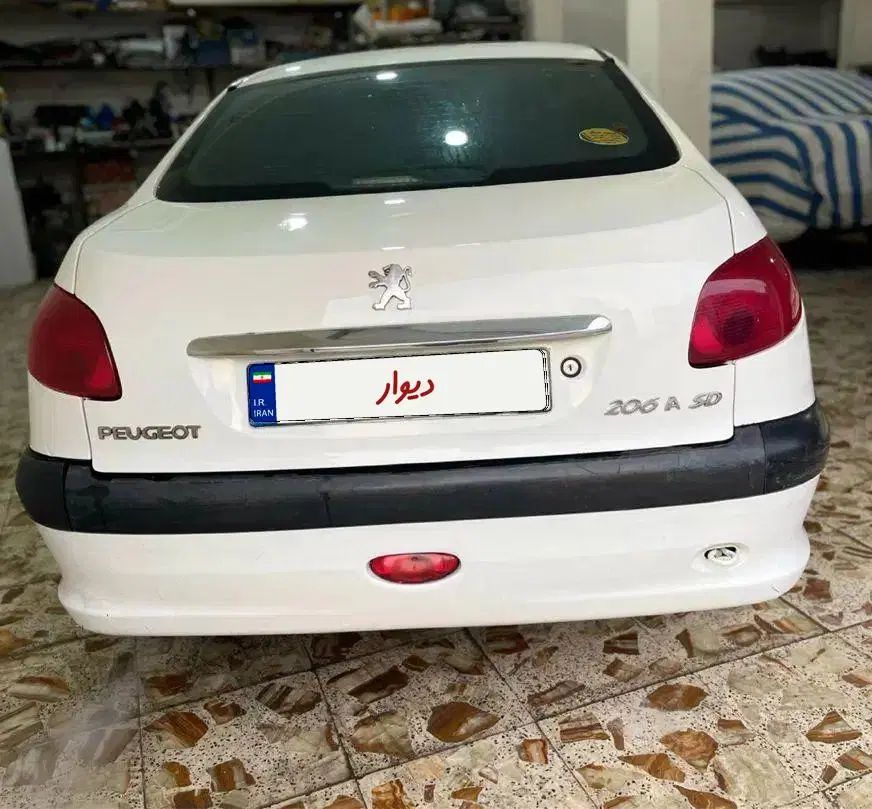 پژو ۲۰۶ صندوق دار v9 - 1389