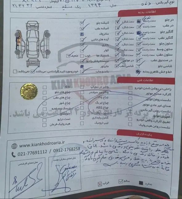 پژو 206 تیپ 2 - 1394