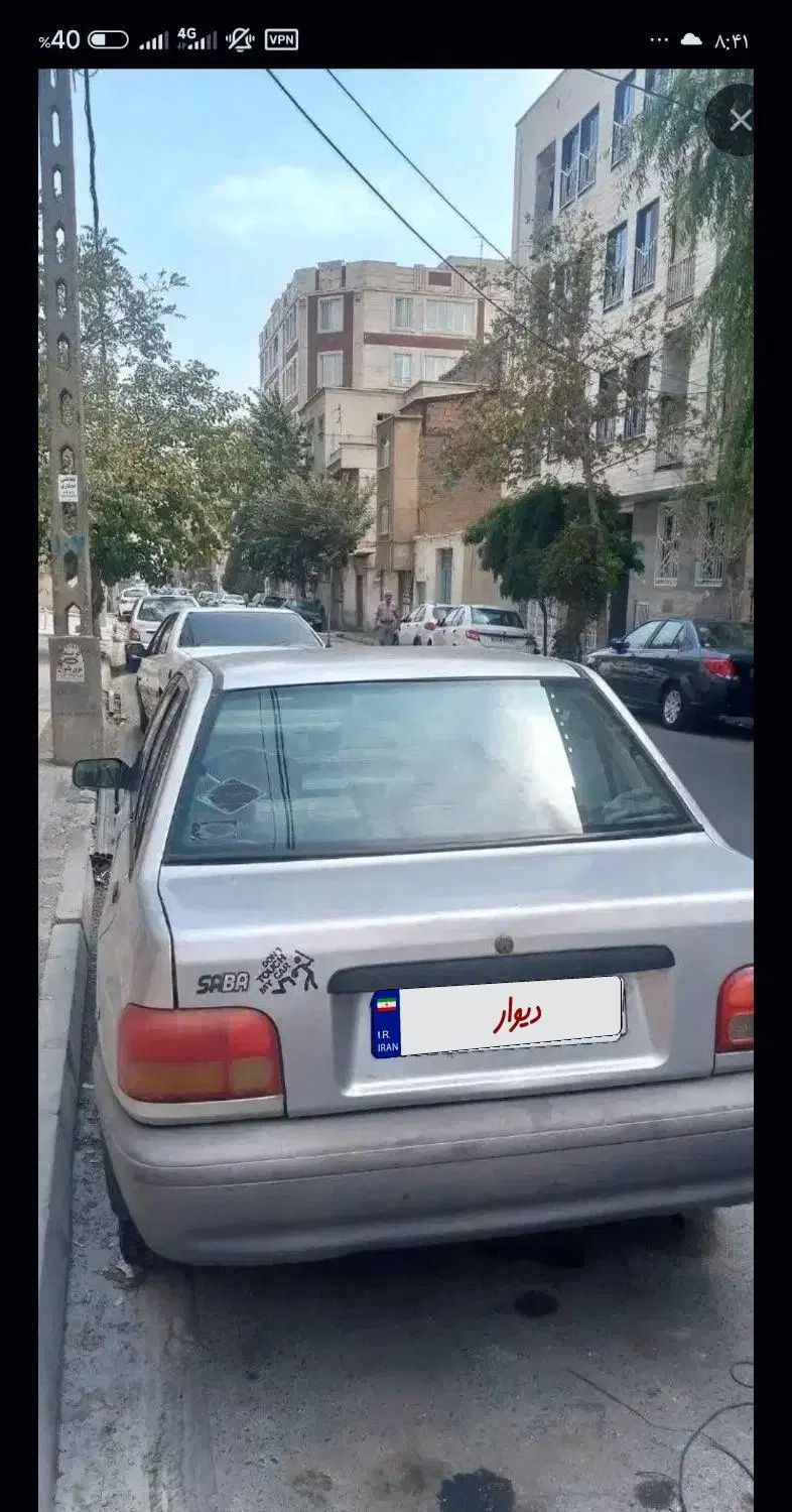پراید صبا بنزینی - 1386