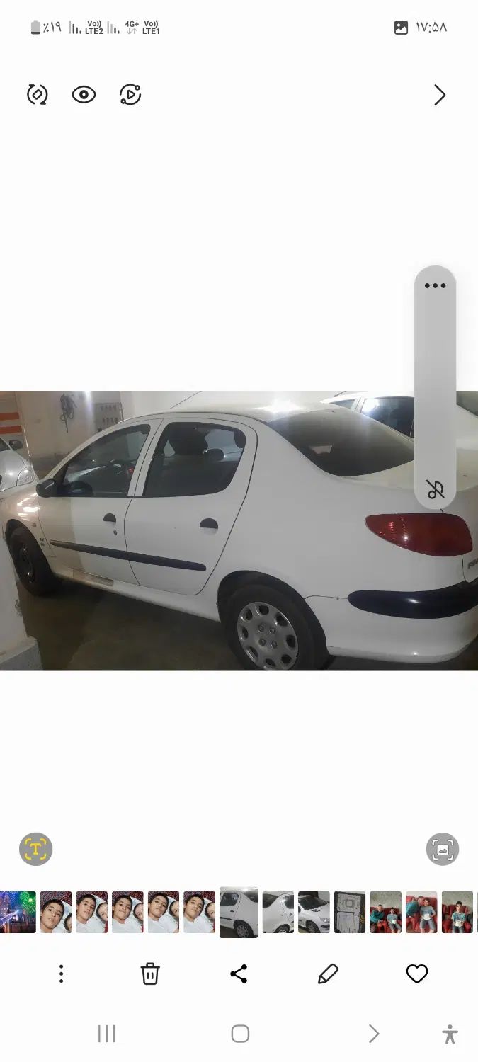 پژو ۲۰۶ صندوق دار v8 - 1398