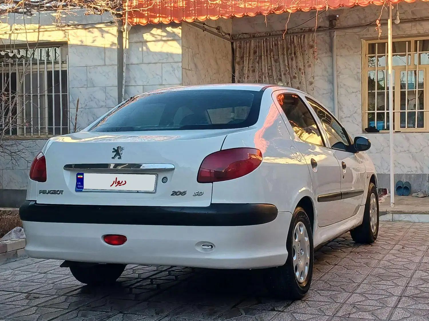 پژو ۲۰۶ صندوق دار v2 - 1387