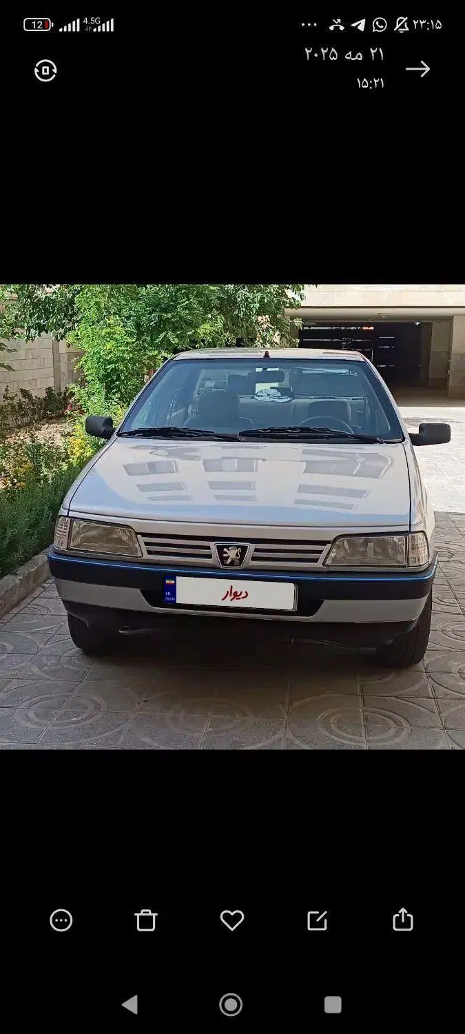 پژو 405 GLX - دوگانه سوز - 1389