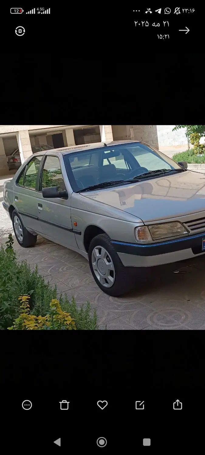 پژو 405 GLX - دوگانه سوز - 1389