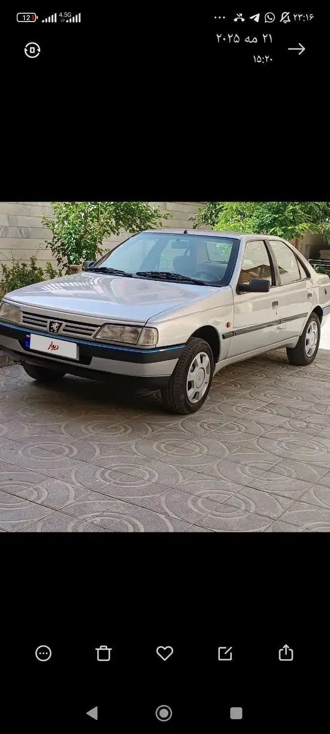 پژو 405 GLX - دوگانه سوز - 1389