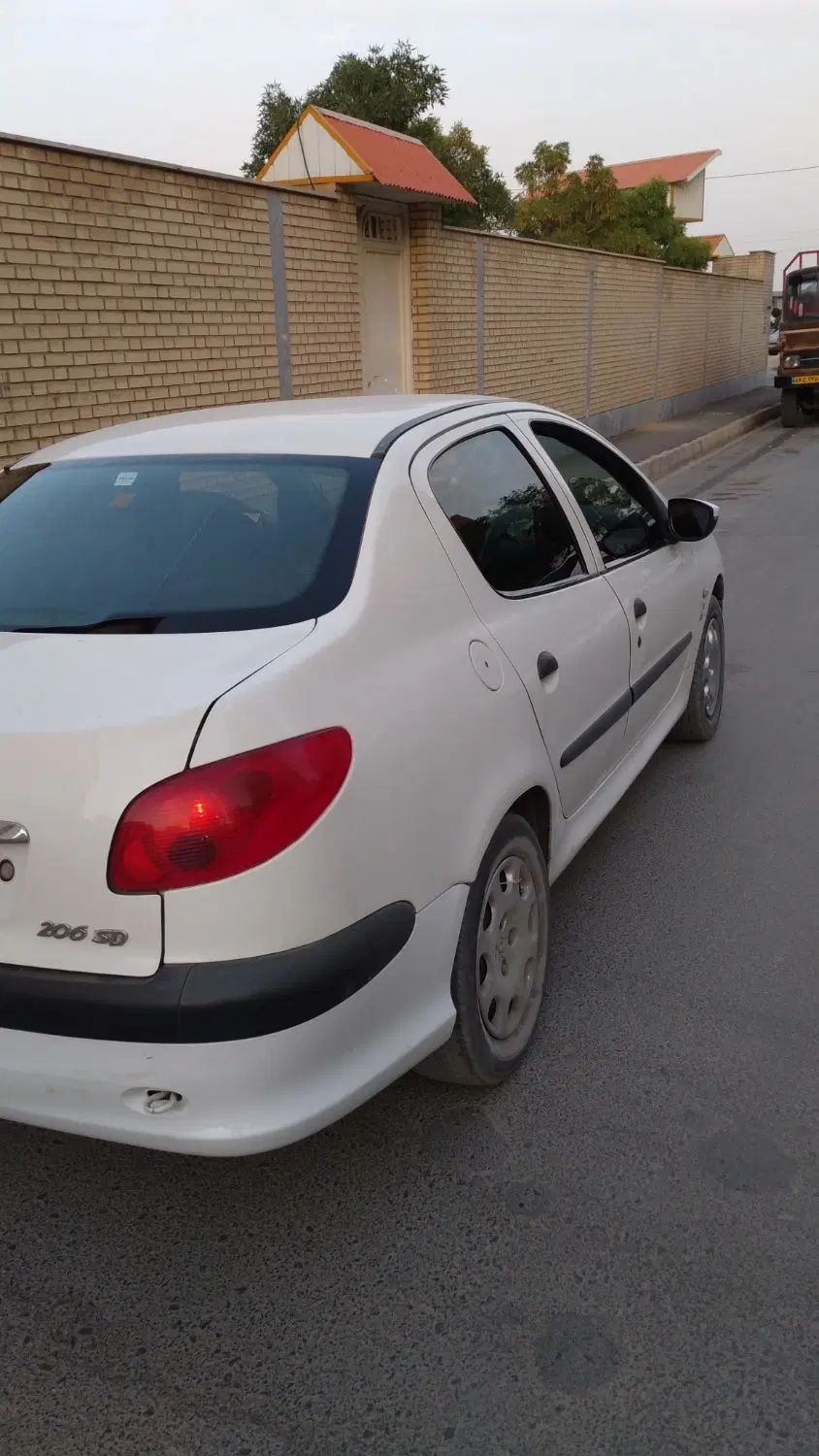 پژو ۲۰۶ صندوق دار v8 - 1388
