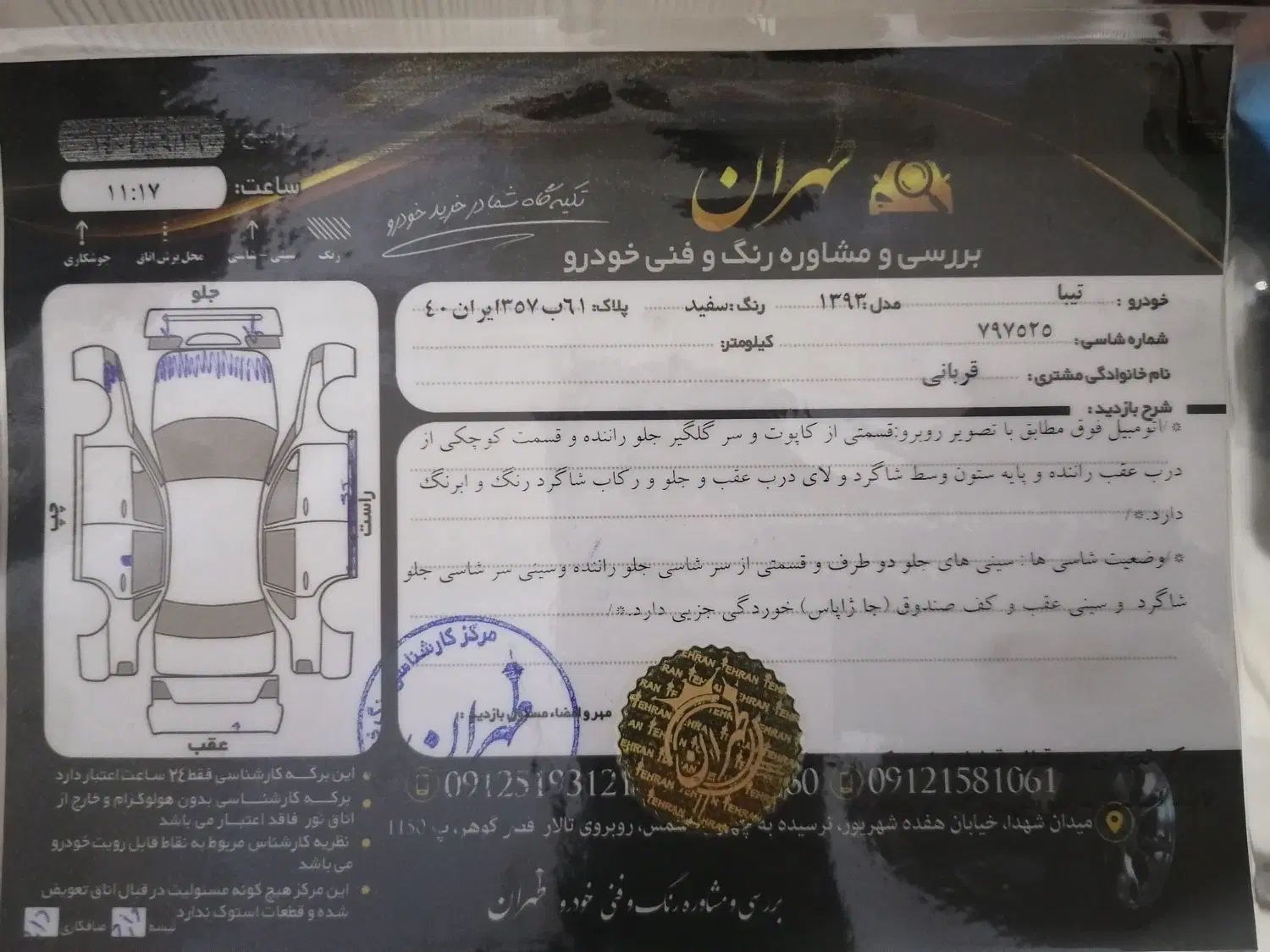 تیبا صندوق دار SX - 1393