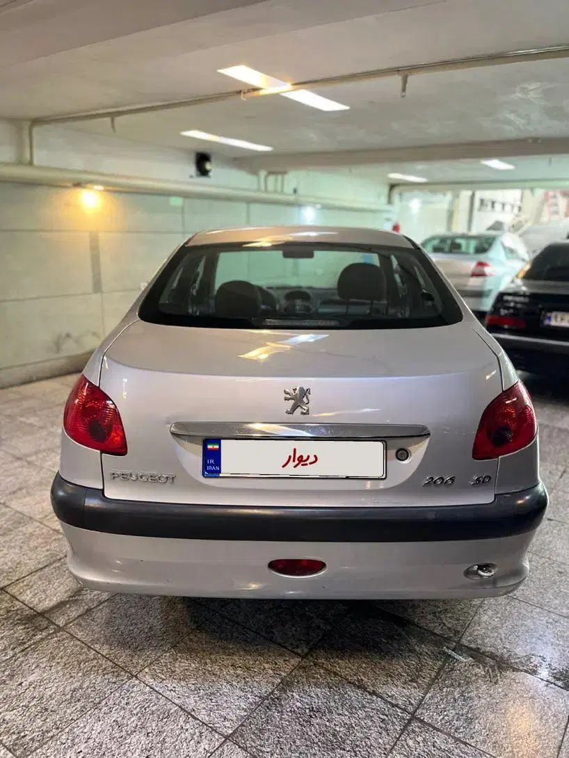 پژو ۲۰۶ صندوق دار v20 - 1388