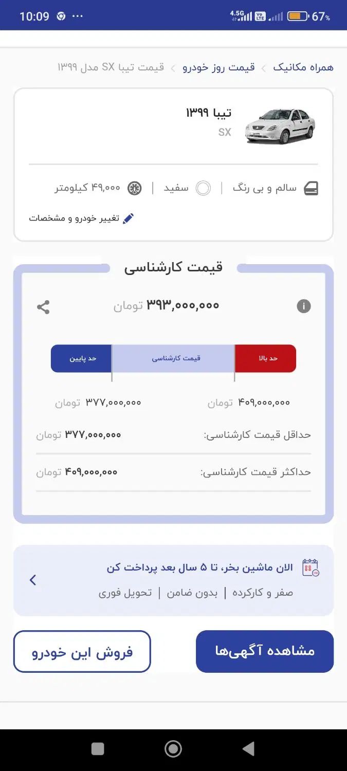 تیبا صندوق دار SX - 1399
