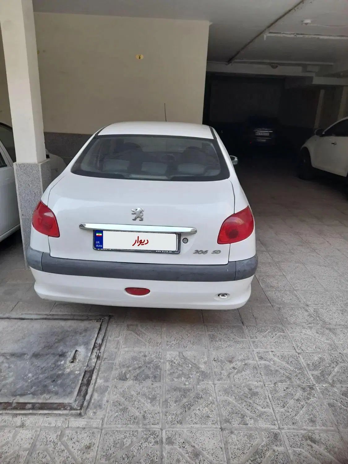 پژو ۲۰۶ صندوق دار v8 - 1387