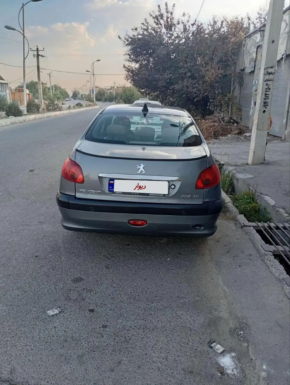 پژو ۲۰۶ صندوق دار v8 - 1395