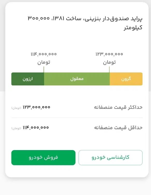 پراید صبا بنزینی - 1381