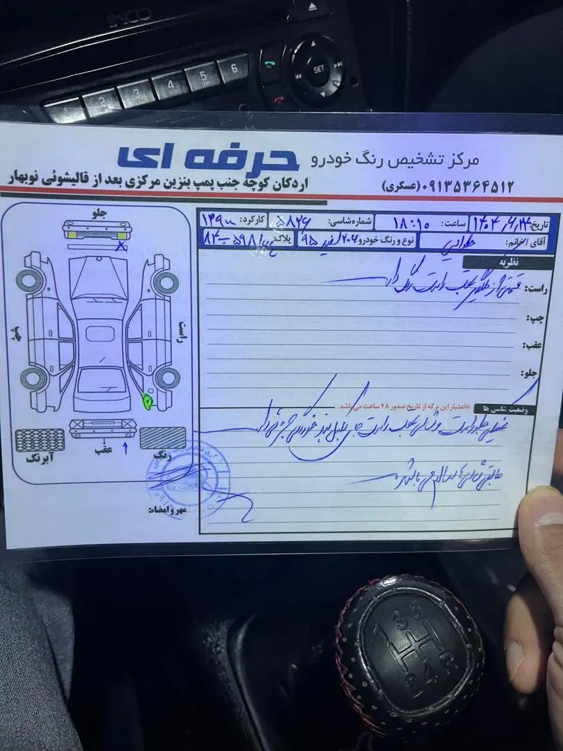 پژو 206 تیپ 3 - 1391