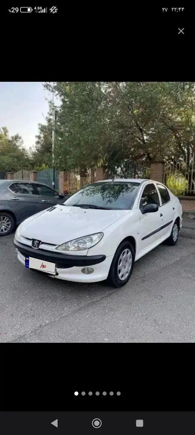 پژو ۲۰۶ صندوق دار v20 - 1388