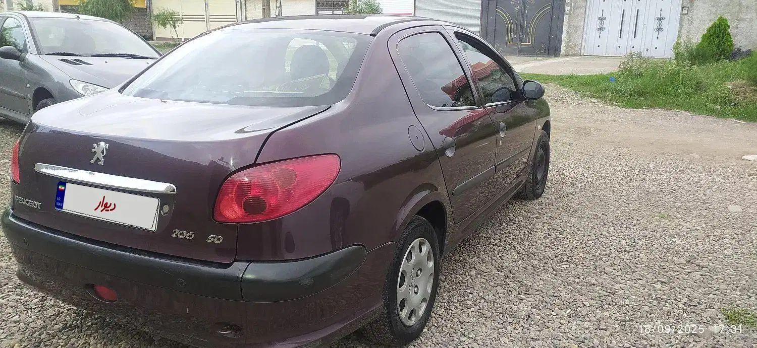 پژو ۲۰۶ صندوق دار v8 - 1394