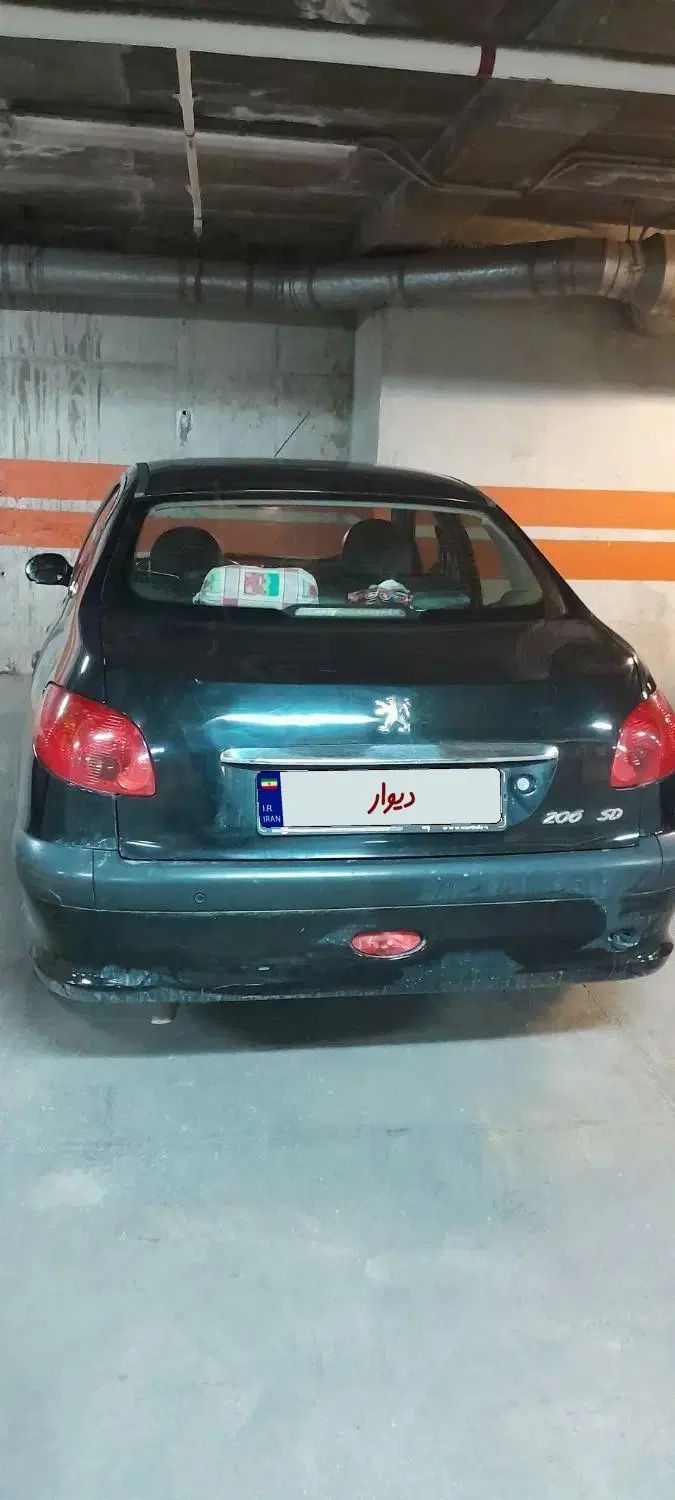 پژو ۲۰۶ صندوق دار v8 - 1395