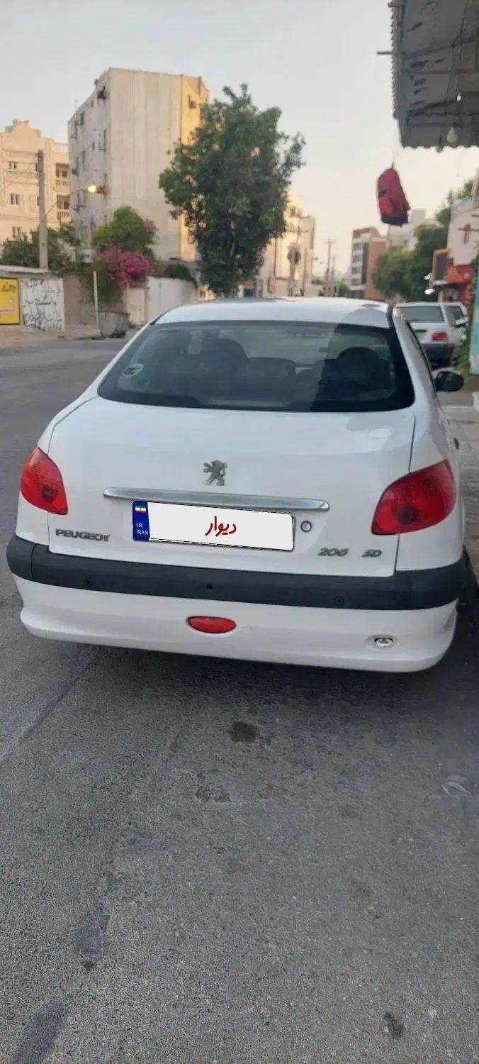 پژو ۲۰۶ صندوق دار v8 - 1395