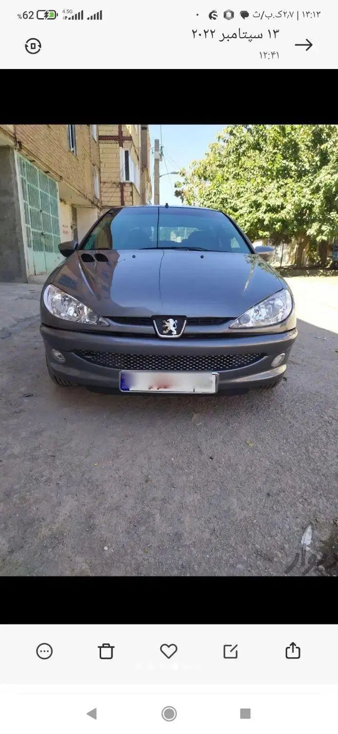 پژو ۲۰۶ صندوق دار v8 - 1393