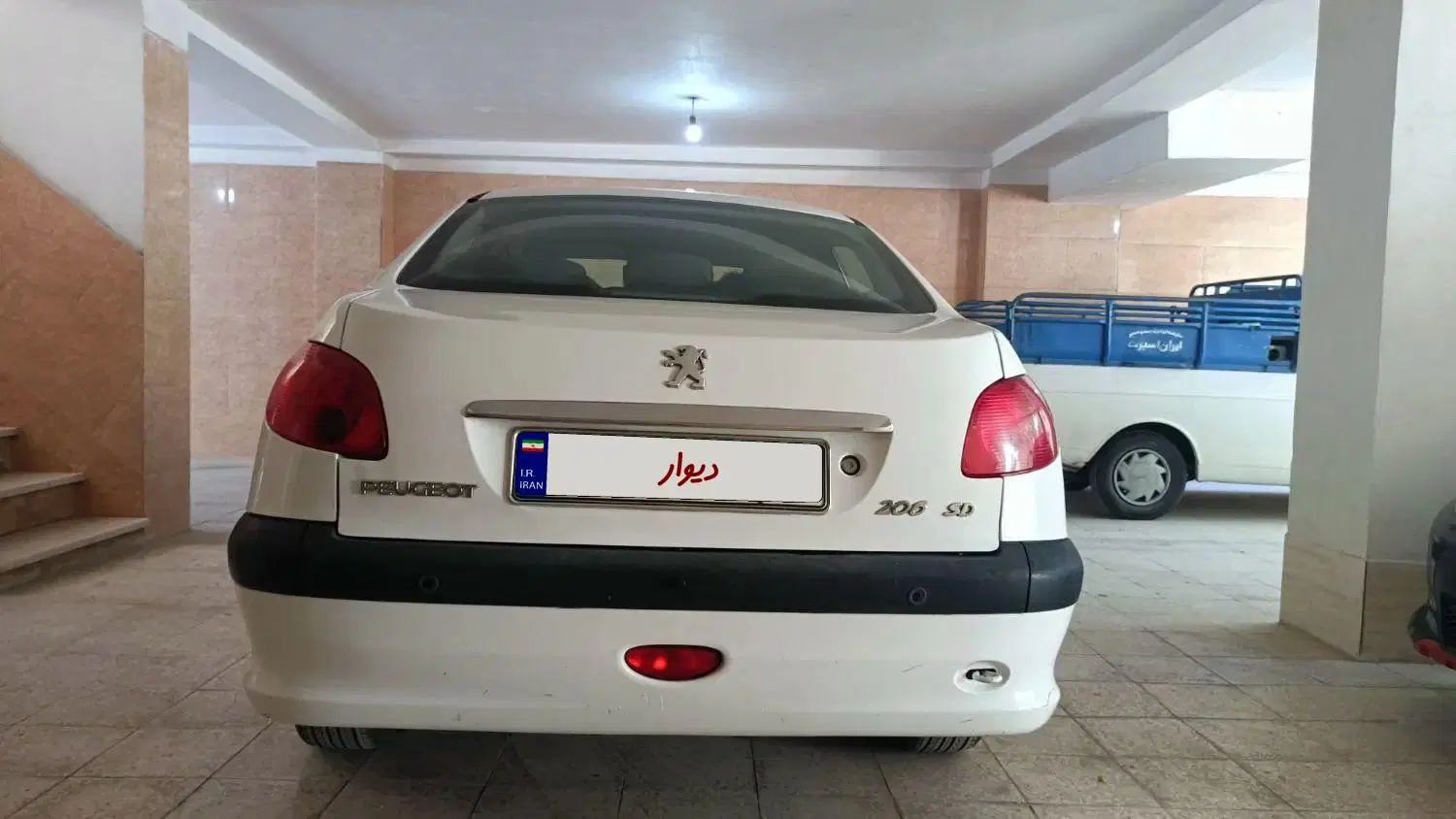 پژو ۲۰۶ صندوق دار v8 - 1396