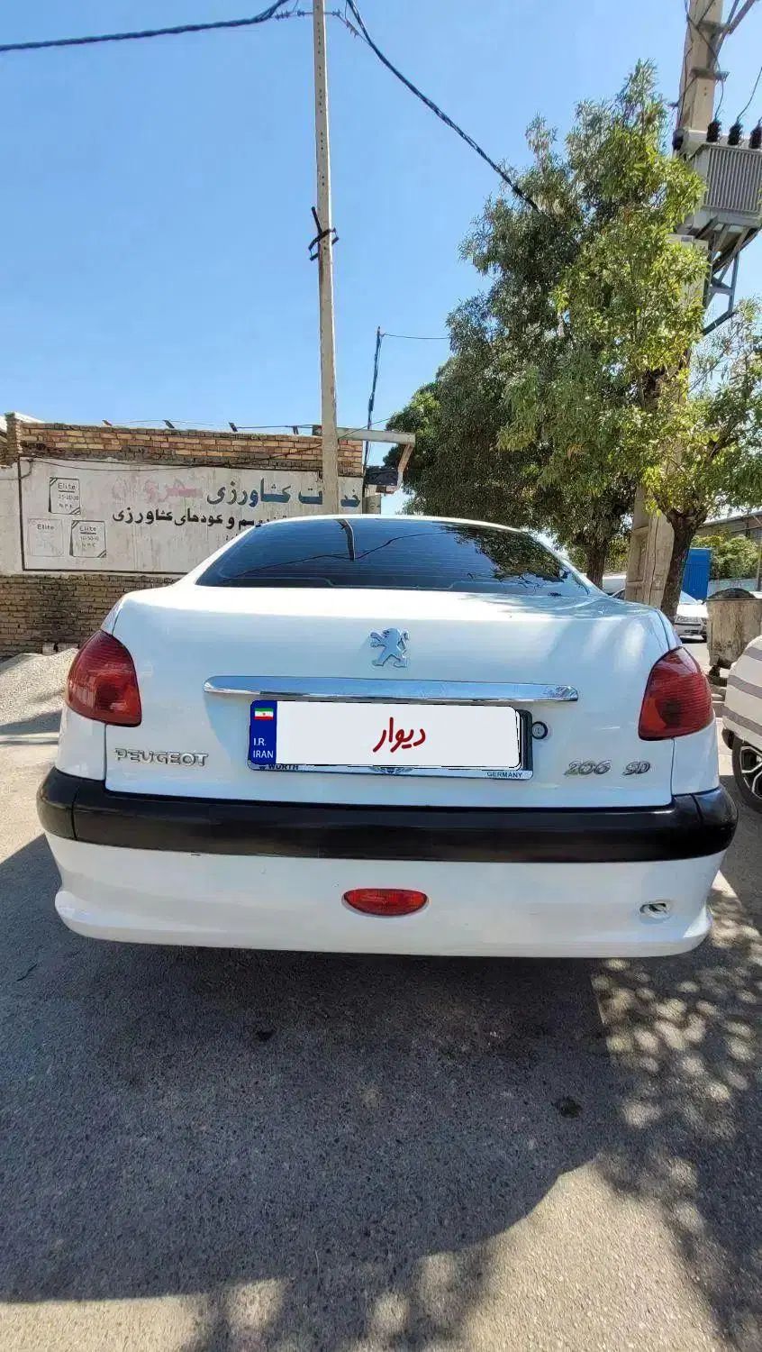 پژو ۲۰۶ صندوق دار v1 - 1390