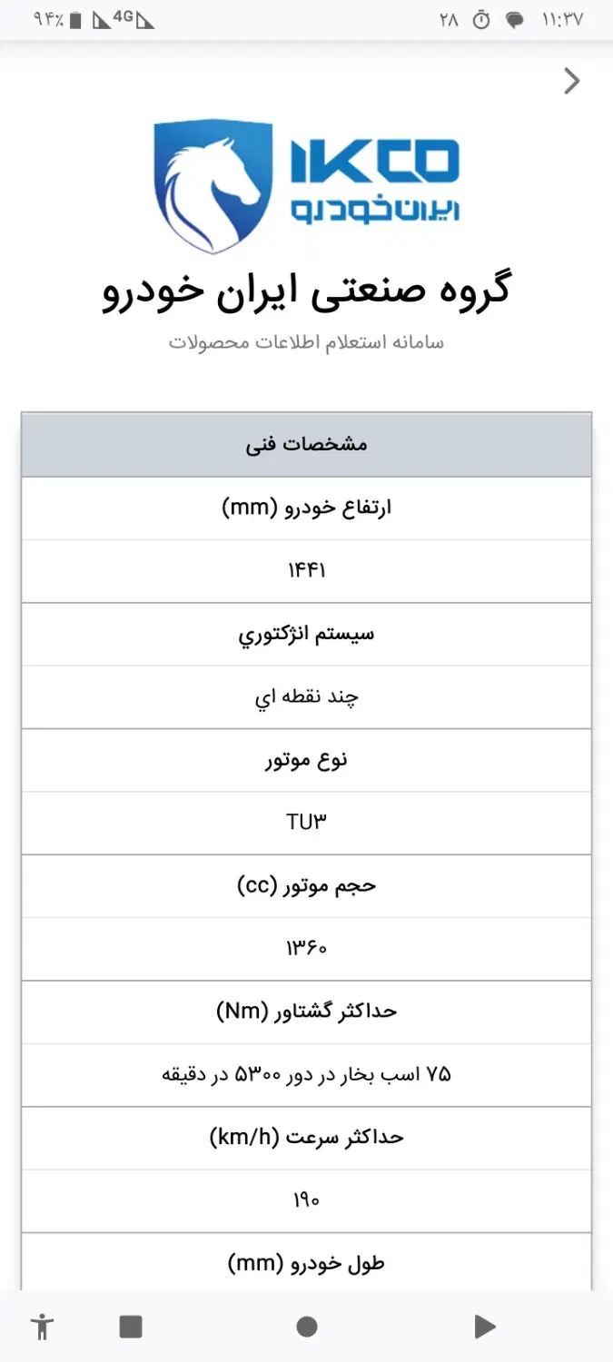 پژو 207 دنده‌ای TU3 - 1404