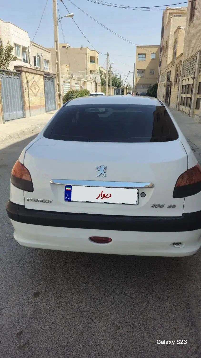 پژو ۲۰۶ صندوق دار v20 - 1389