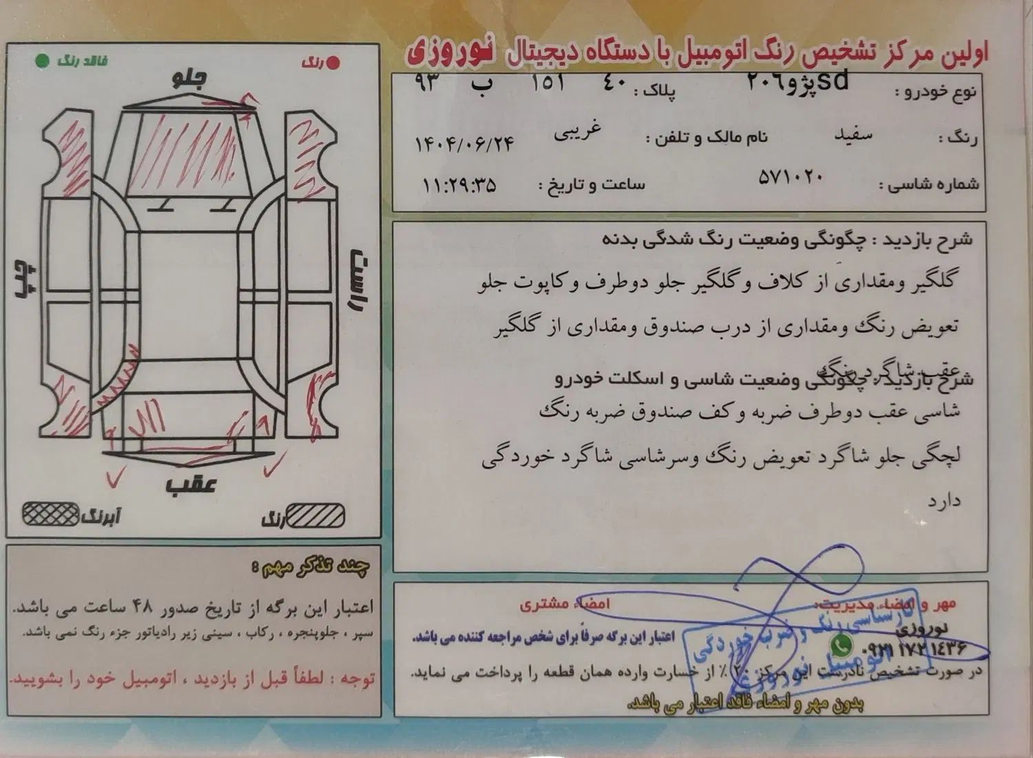 پژو ۲۰۶ صندوق دار v8 - 1397