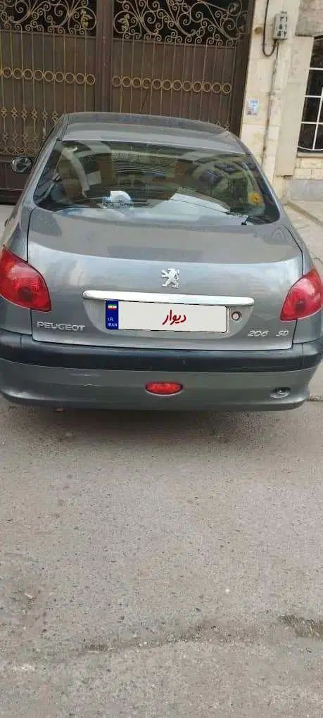 پژو ۲۰۶ صندوق دار v8 - 1386