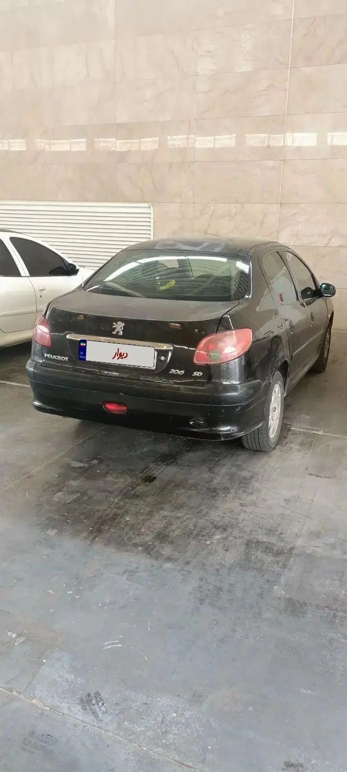 پژو ۲۰۶ صندوق دار v10 - 1386