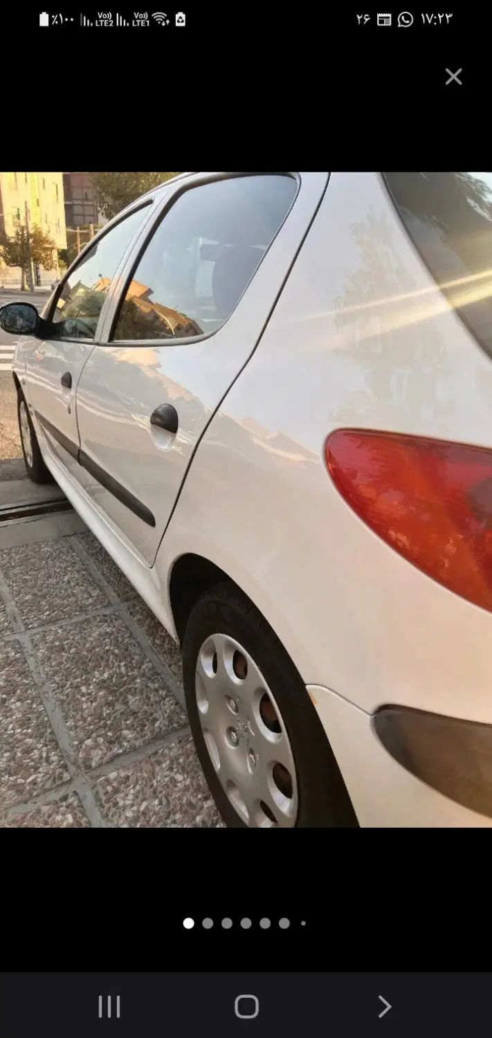 پژو ۲۰۶ صندوق دار v8 - 1396