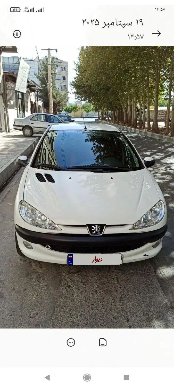 پژو ۲۰۶ صندوق دار v8 - 1399