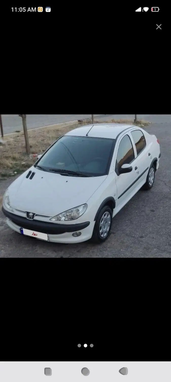 پژو ۲۰۶ صندوق دار v8 - 1398