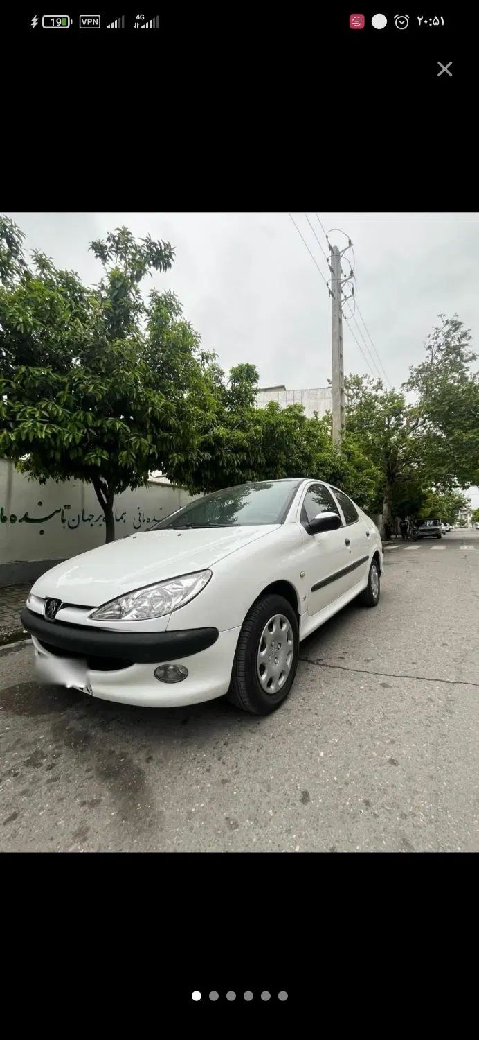 پژو ۲۰۶ صندوق دار v8 - 1393