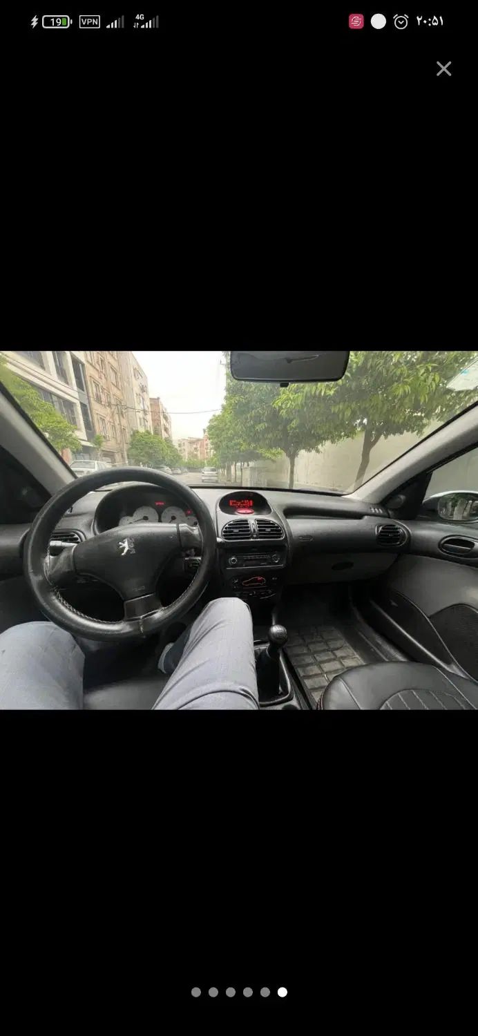 پژو ۲۰۶ صندوق دار v8 - 1393