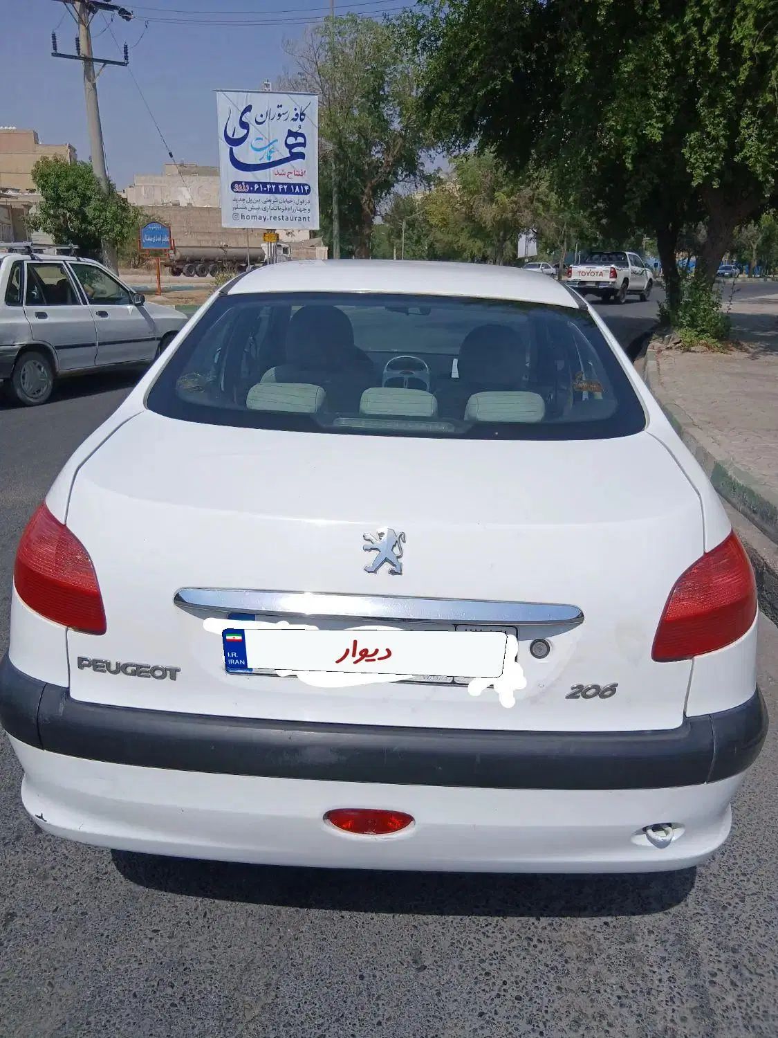 پژو ۲۰۶ صندوق دار v8 - 1390
