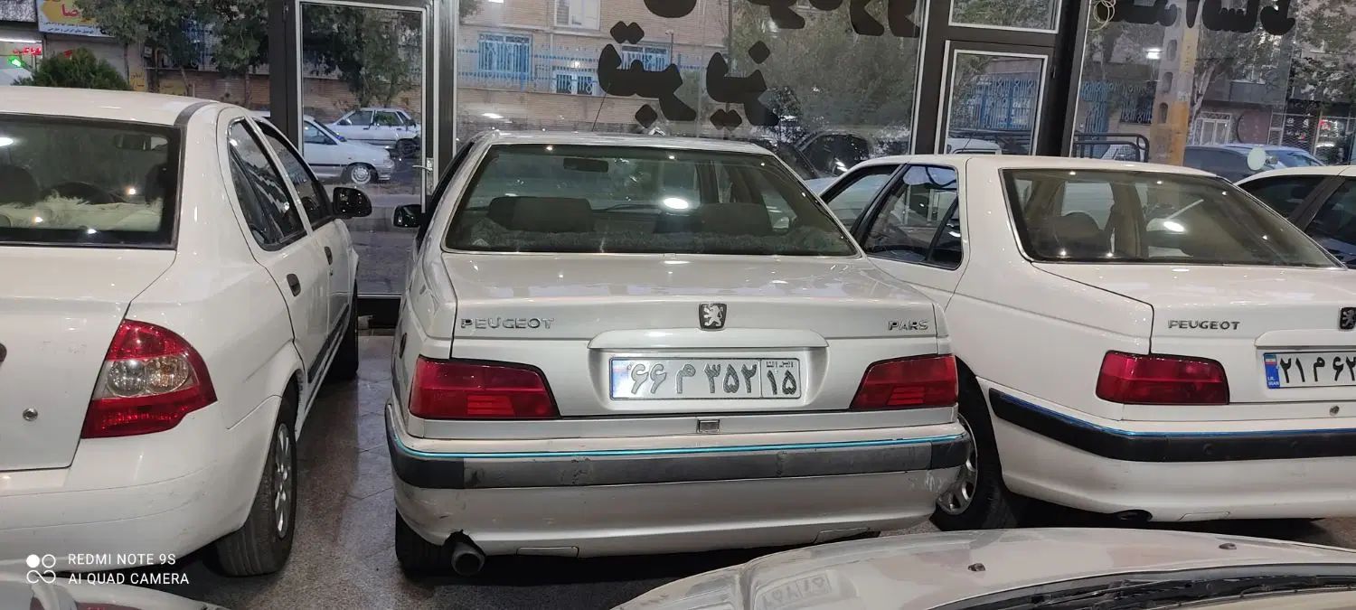 پژو پارس دوگانه سوز - 1387