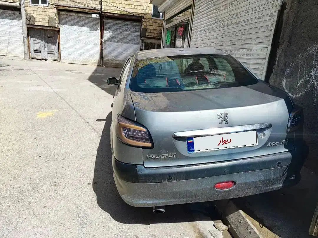 پژو ۲۰۶ صندوق دار v8 - 1395