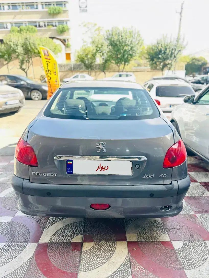 پژو ۲۰۶ صندوق دار v8 - 1394