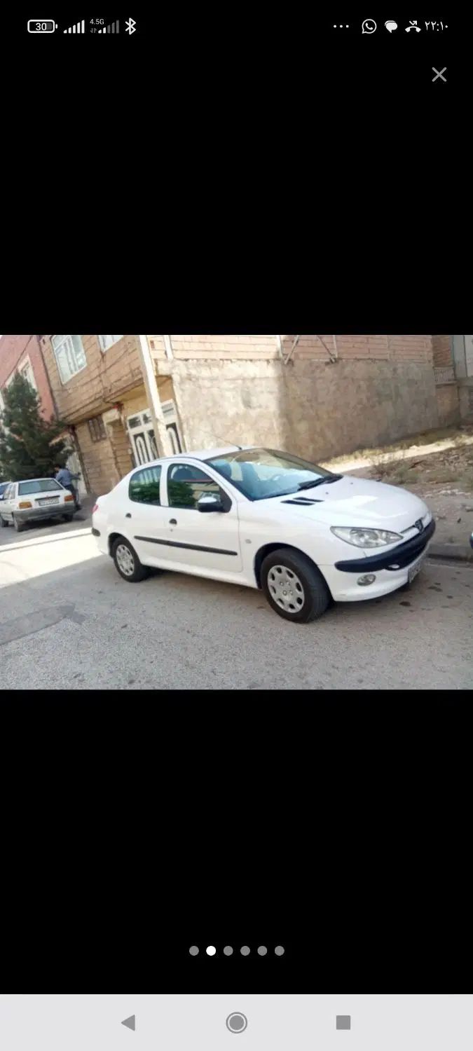 پژو ۲۰۶ صندوق دار v8 - 1396