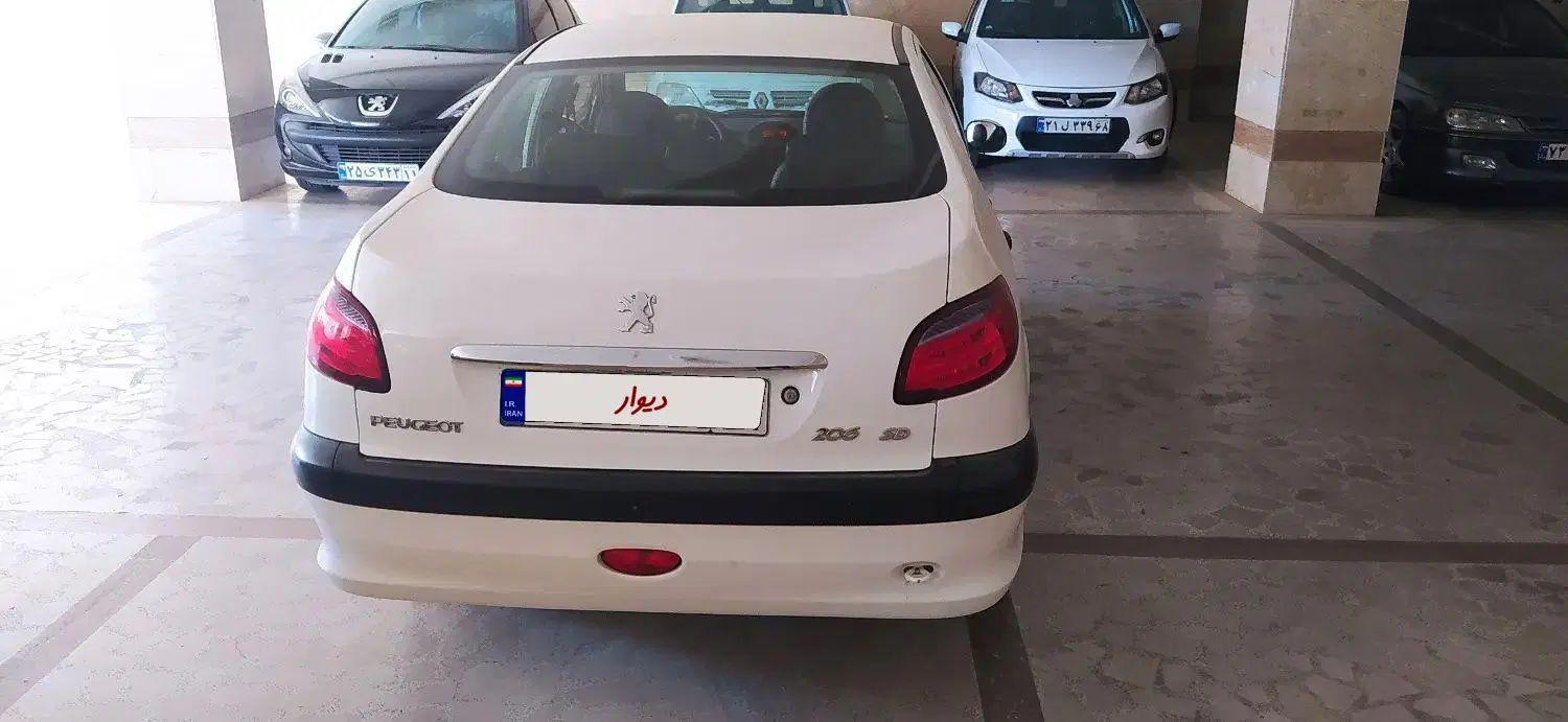 پژو ۲۰۶ صندوق دار v8 - 1399