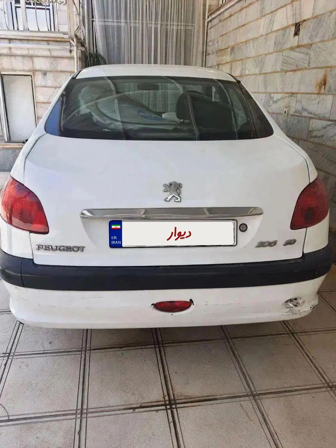پژو ۲۰۶ صندوق دار v8 - 1389