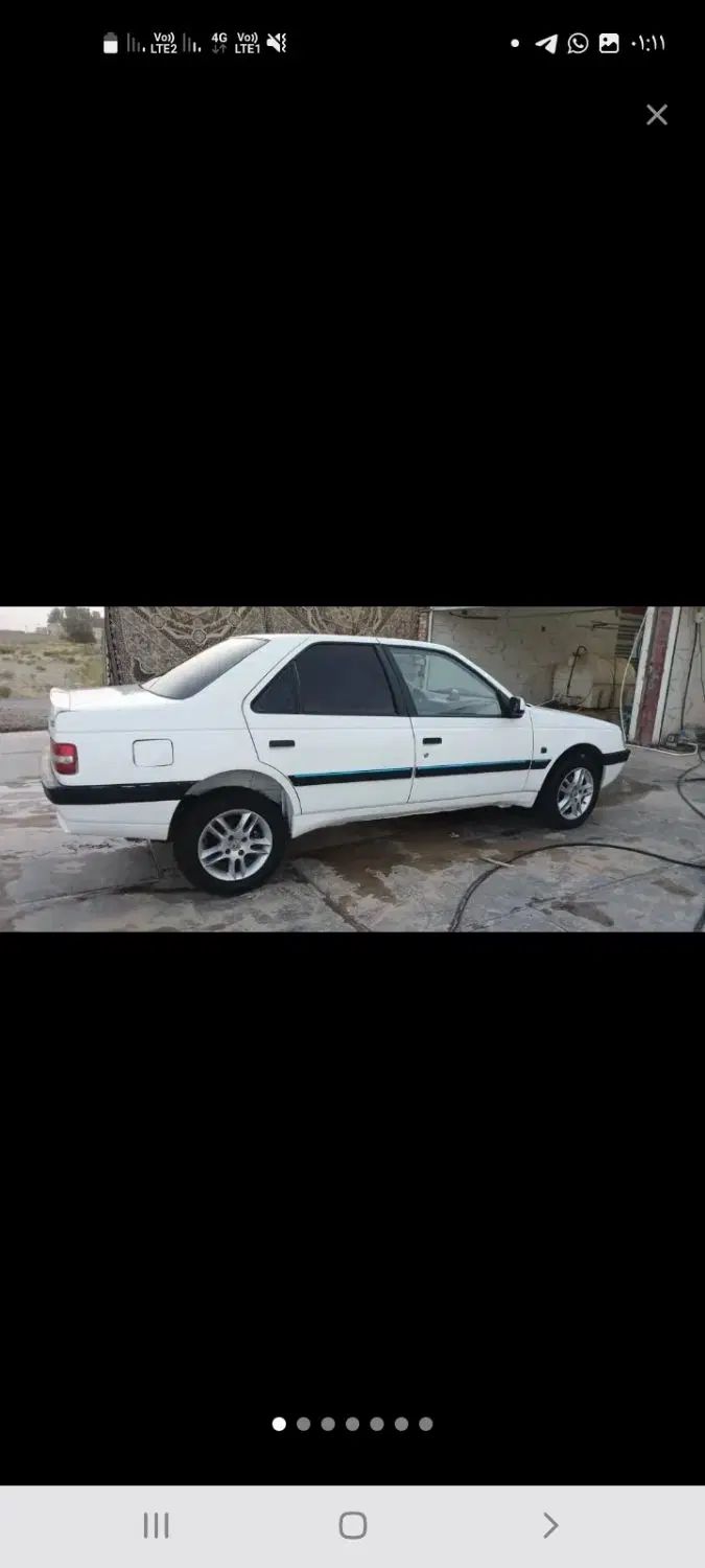 پژو 405 SLX بنزینی  XU7 - 1389