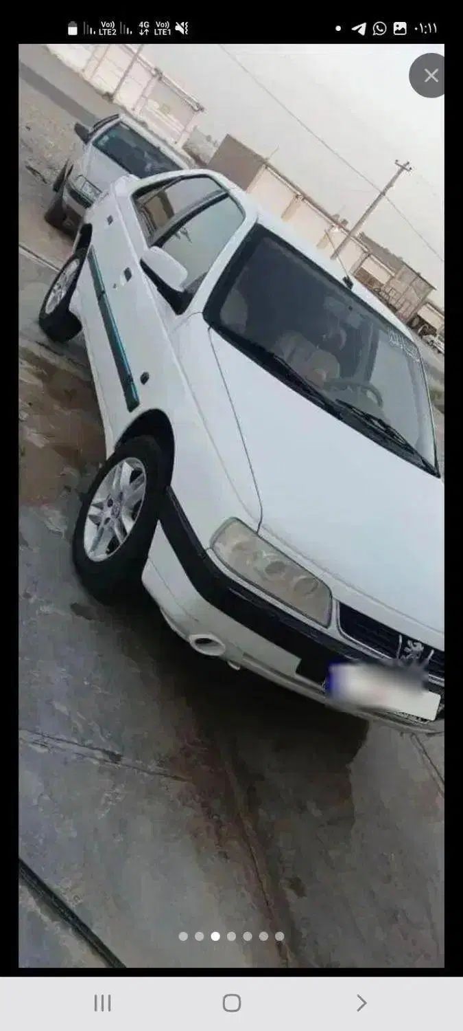 پژو 405 SLX بنزینی  XU7 - 1389