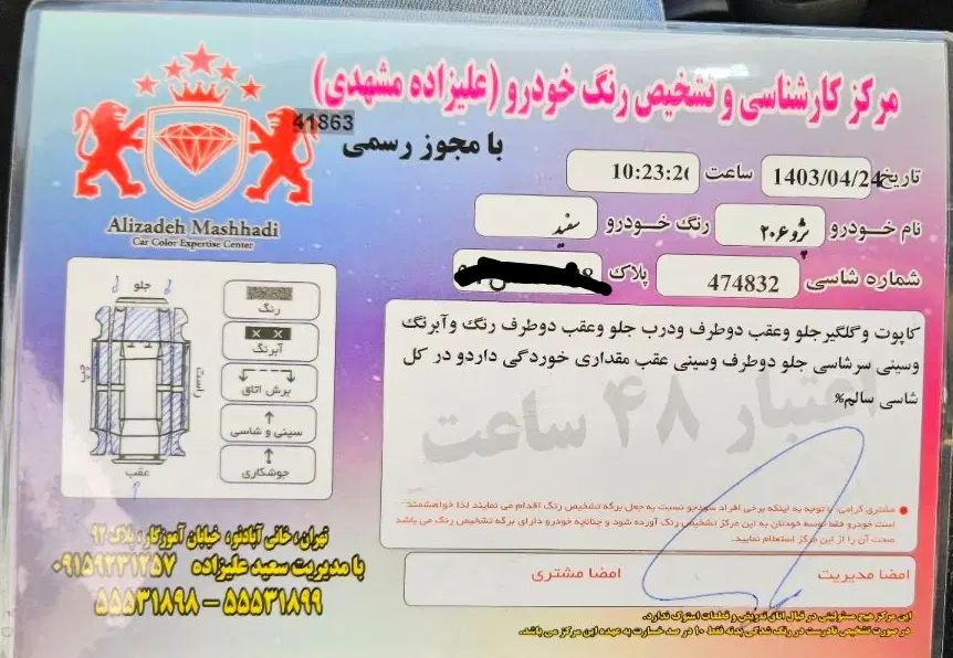پژو 206 تیپ 2 - 1389