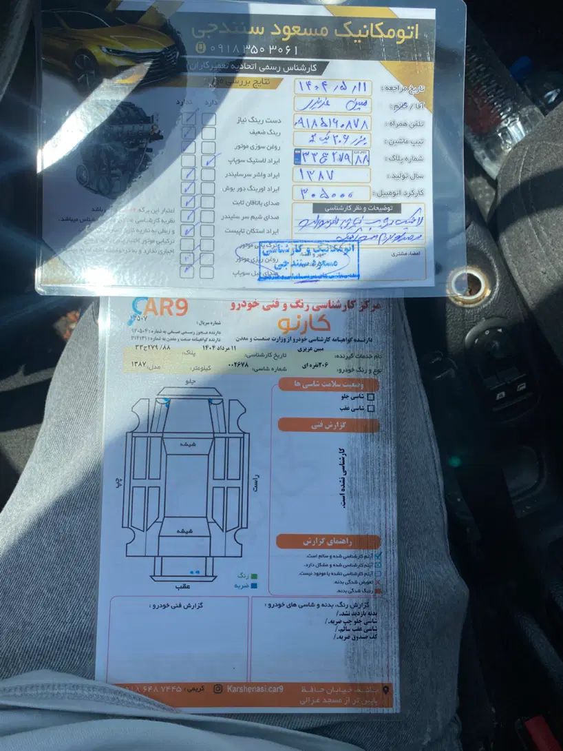 پژو 206 تیپ 3 - 1387
