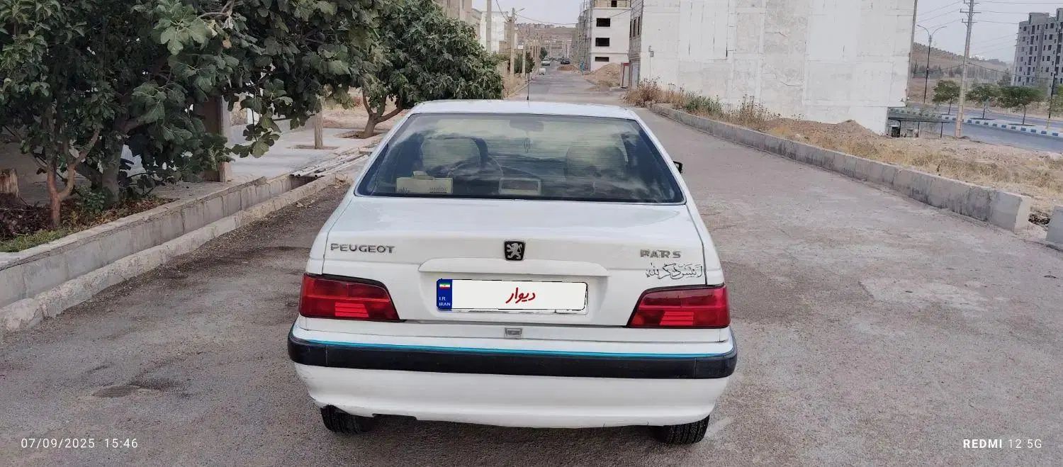 پژو پارس دوگانه سوز - 1390